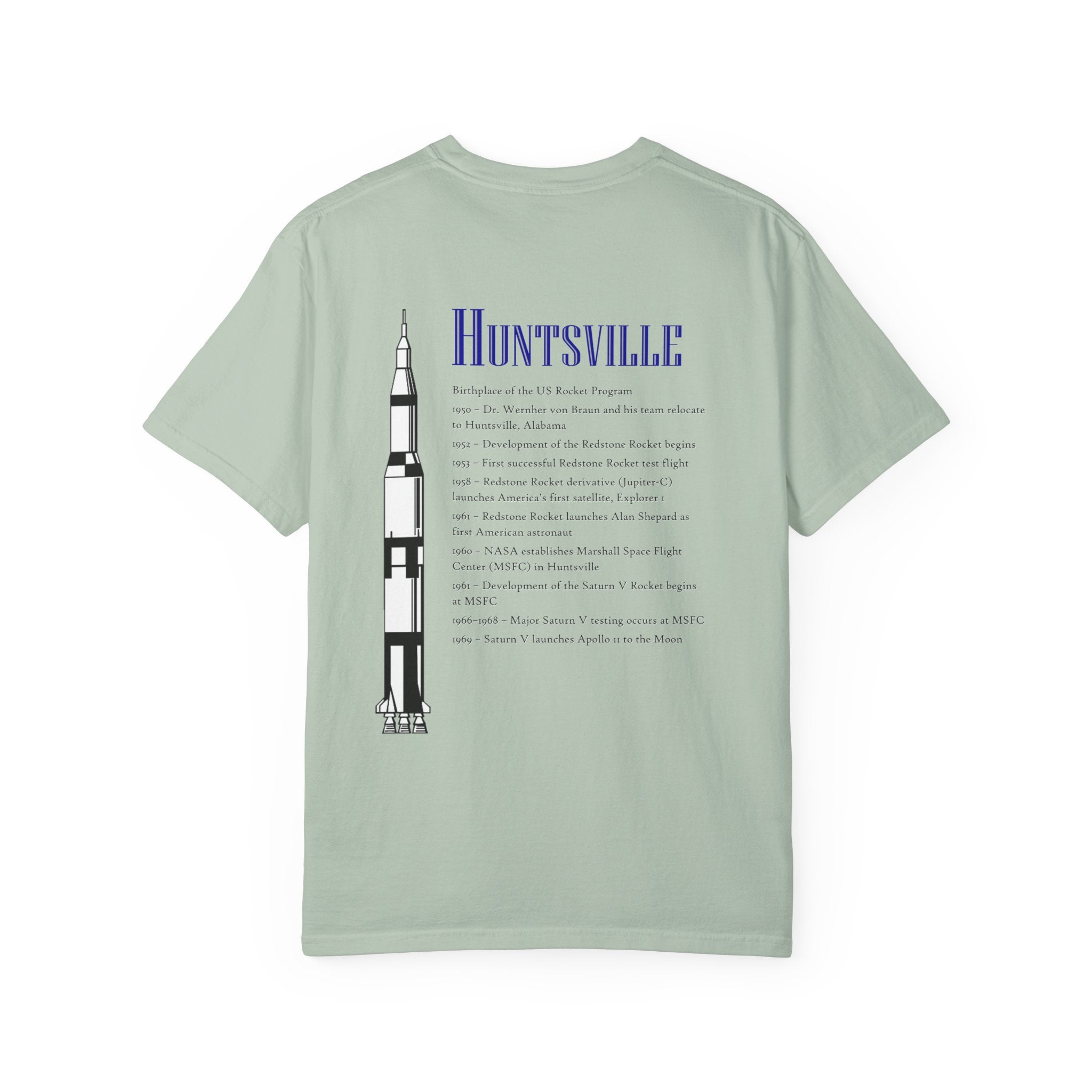 Huntsville Space Exploration T-Shirt, Unisex Tee, Gift for Space Lovers, NASA Fan Apparel, Graphic Tee for All Occasions