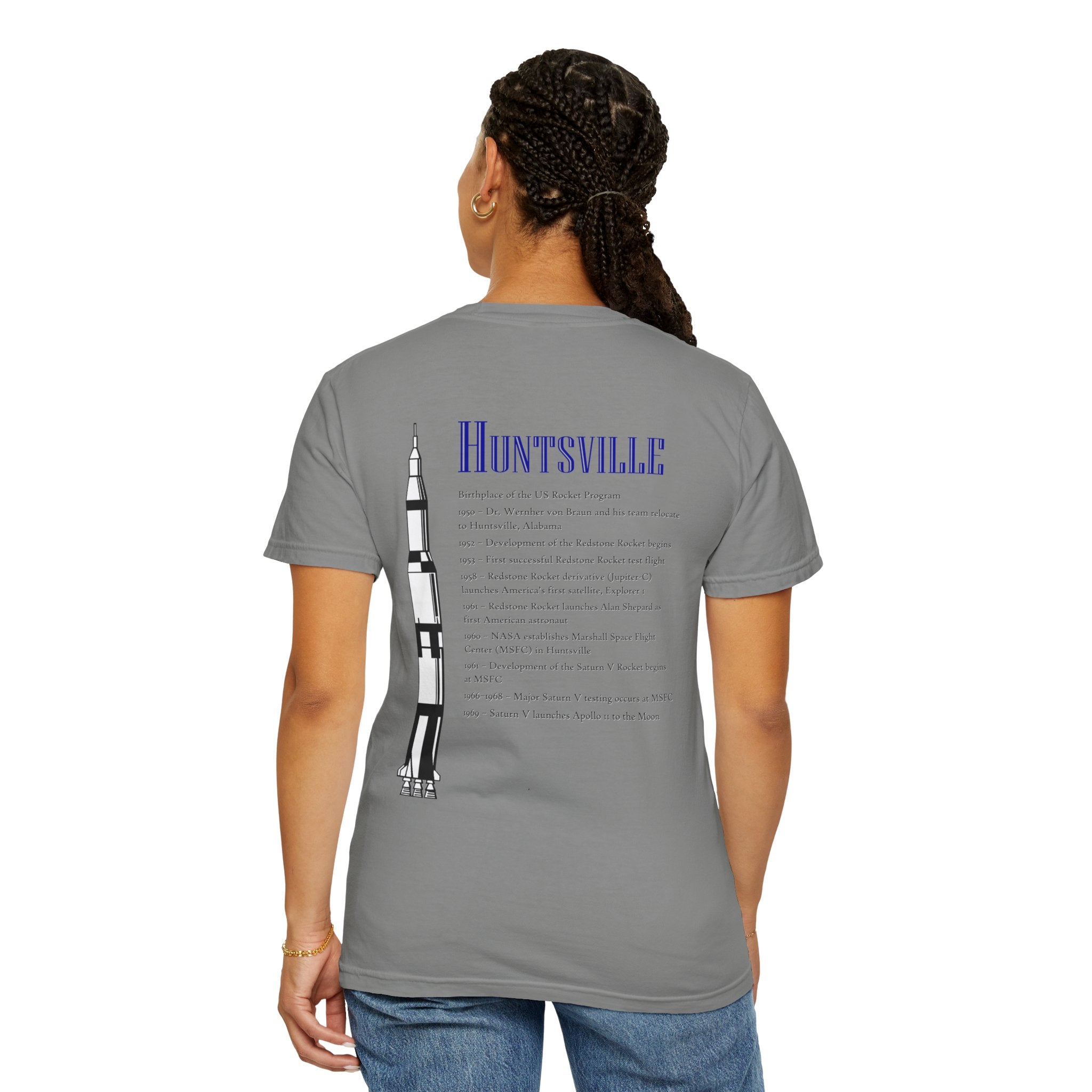 Huntsville Space Exploration T-Shirt, Unisex Tee, Gift for Space Lovers, NASA Fan Apparel, Graphic Tee for All Occasions
