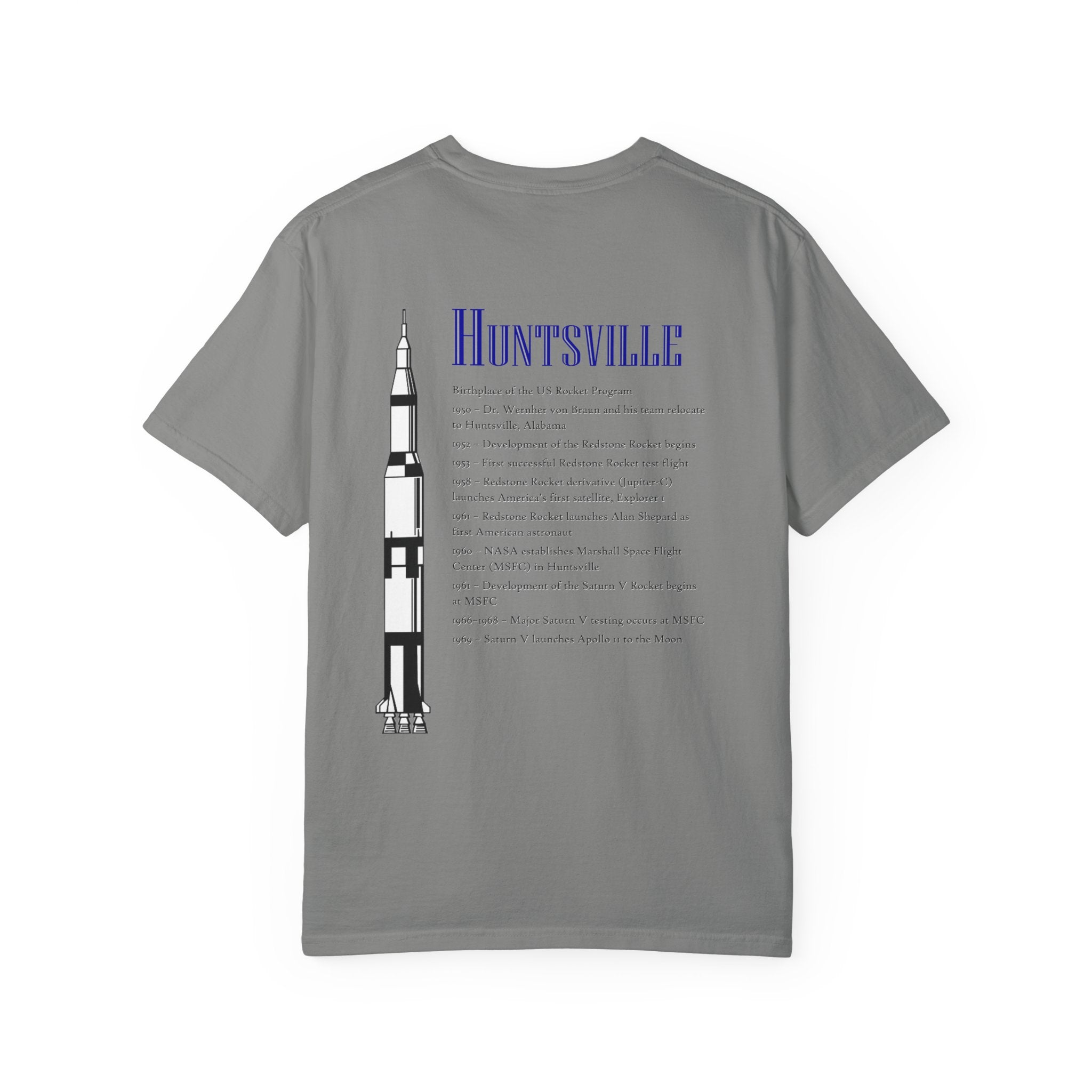 Huntsville Space Exploration T-Shirt, Unisex Tee, Gift for Space Lovers, NASA Fan Apparel, Graphic Tee for All Occasions