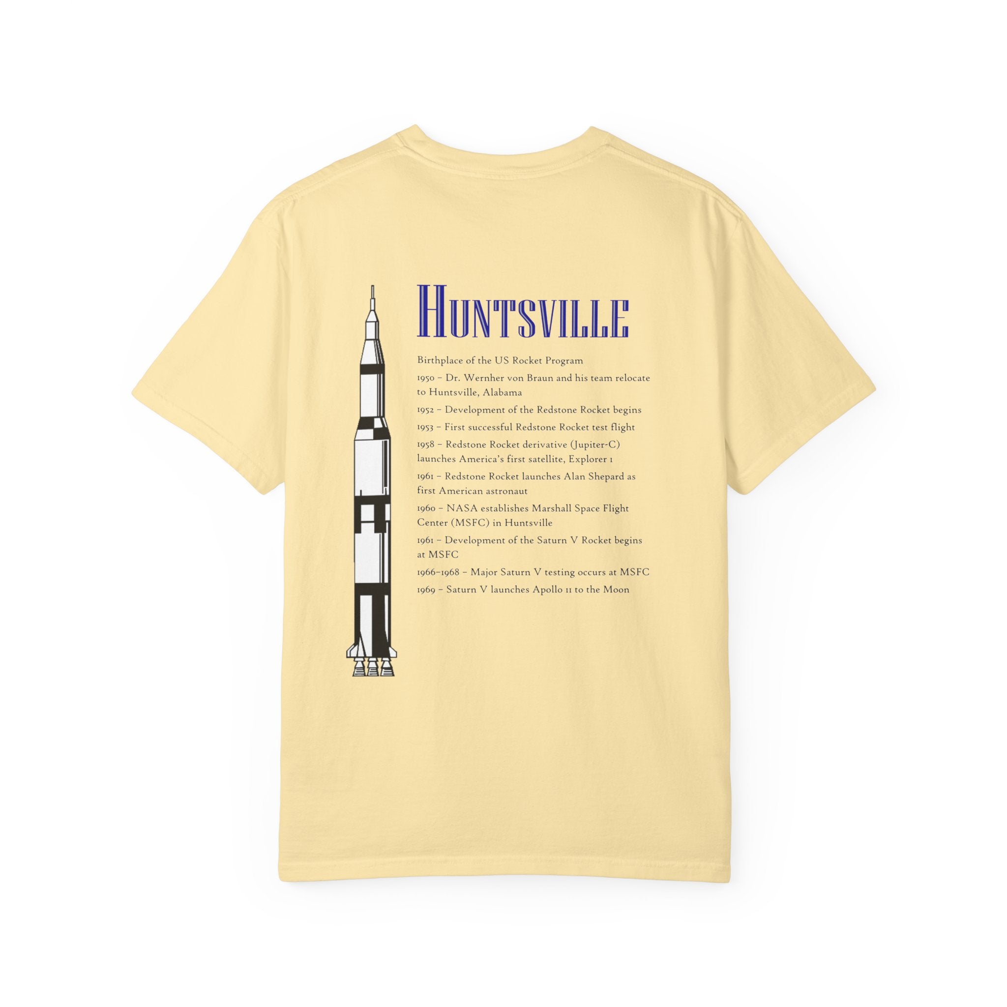 Huntsville Space Exploration T-Shirt, Unisex Tee, Gift for Space Lovers, NASA Fan Apparel, Graphic Tee for All Occasions